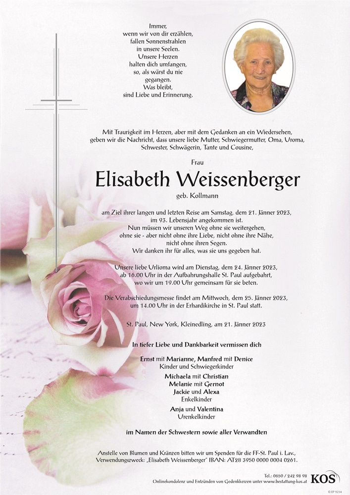 Elisabeth Weissenberger